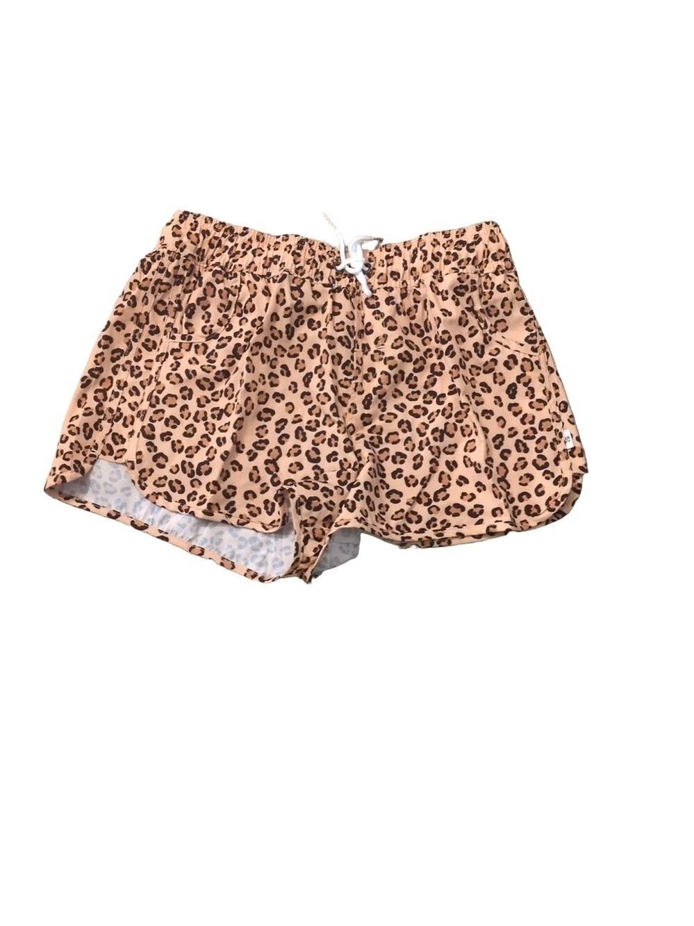 Bondi beamers leopard print swim board shorts size 14